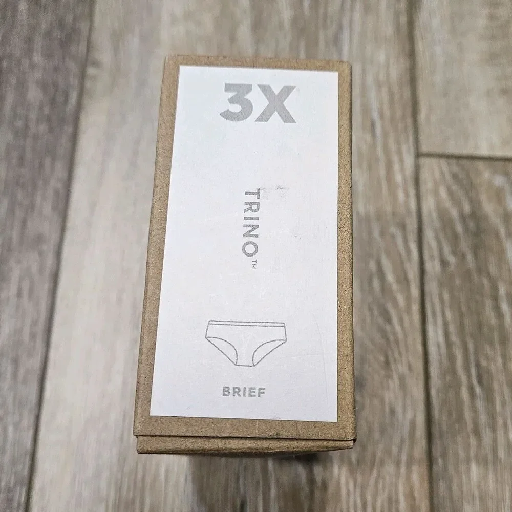 Allbirds Bundle Pair Trino Thong Aloe Briefs Underwear Nimbus Womens's 3X New